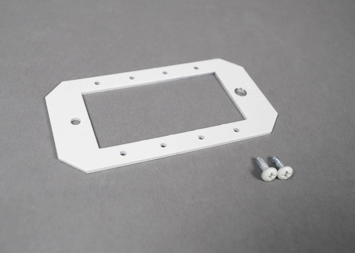 8MAAP Center Mount Unassembled Device Plate, 1 Gangs