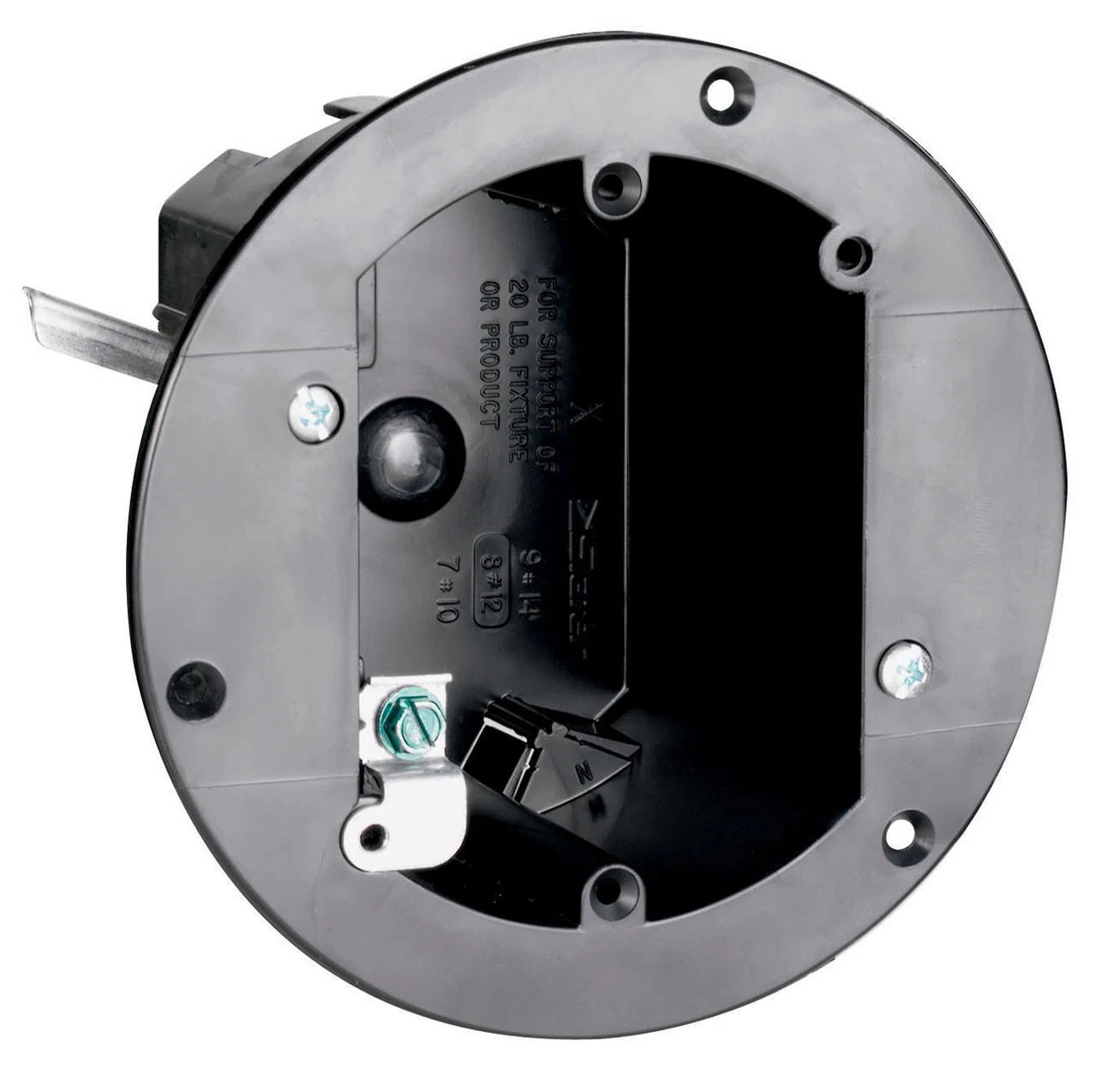 C1-18-WGAC Old Work Ceiling Box, Thermoplastic, 18 cu-in, 1 Outlet