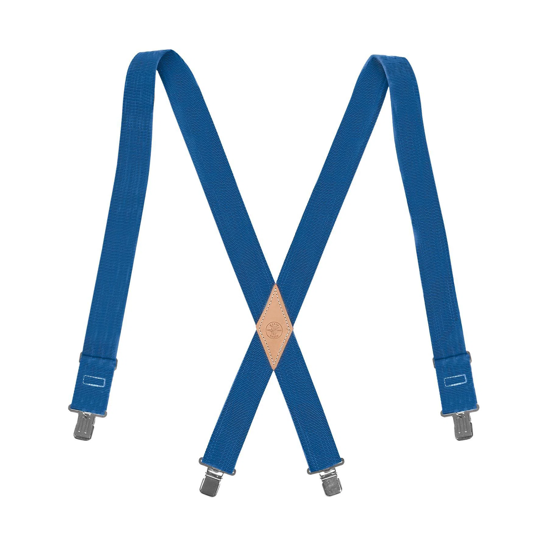 60210B Suspender With Adjustable Back, Universal, Nylon Webbing, Blue