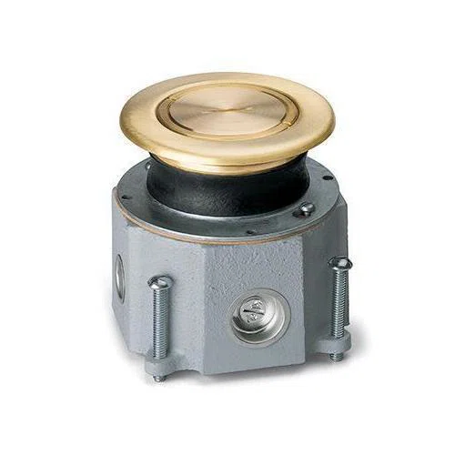 800CILCK Floor Box, Cast Iron, 28.3 cu-in Capacity, 4 Knockouts, 3-3/8 in H x 4-3/16 in W