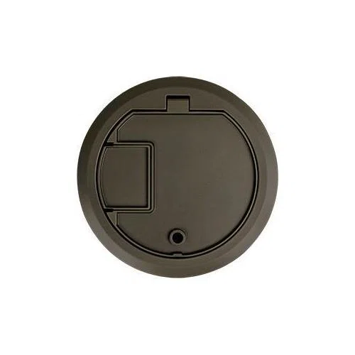 CRFBCTCBZTR Tamper-Resistant Cover Assembly With Carpet Insert, 9-3/16 in Dia, Die Cast Aluminum