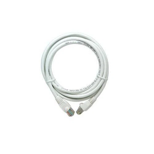 AC3550WHV1 Patch Cable, CAT 5E, 24 AWG Copper Conductor, RJ45 Plug Connector, 50 ft L Cord, White