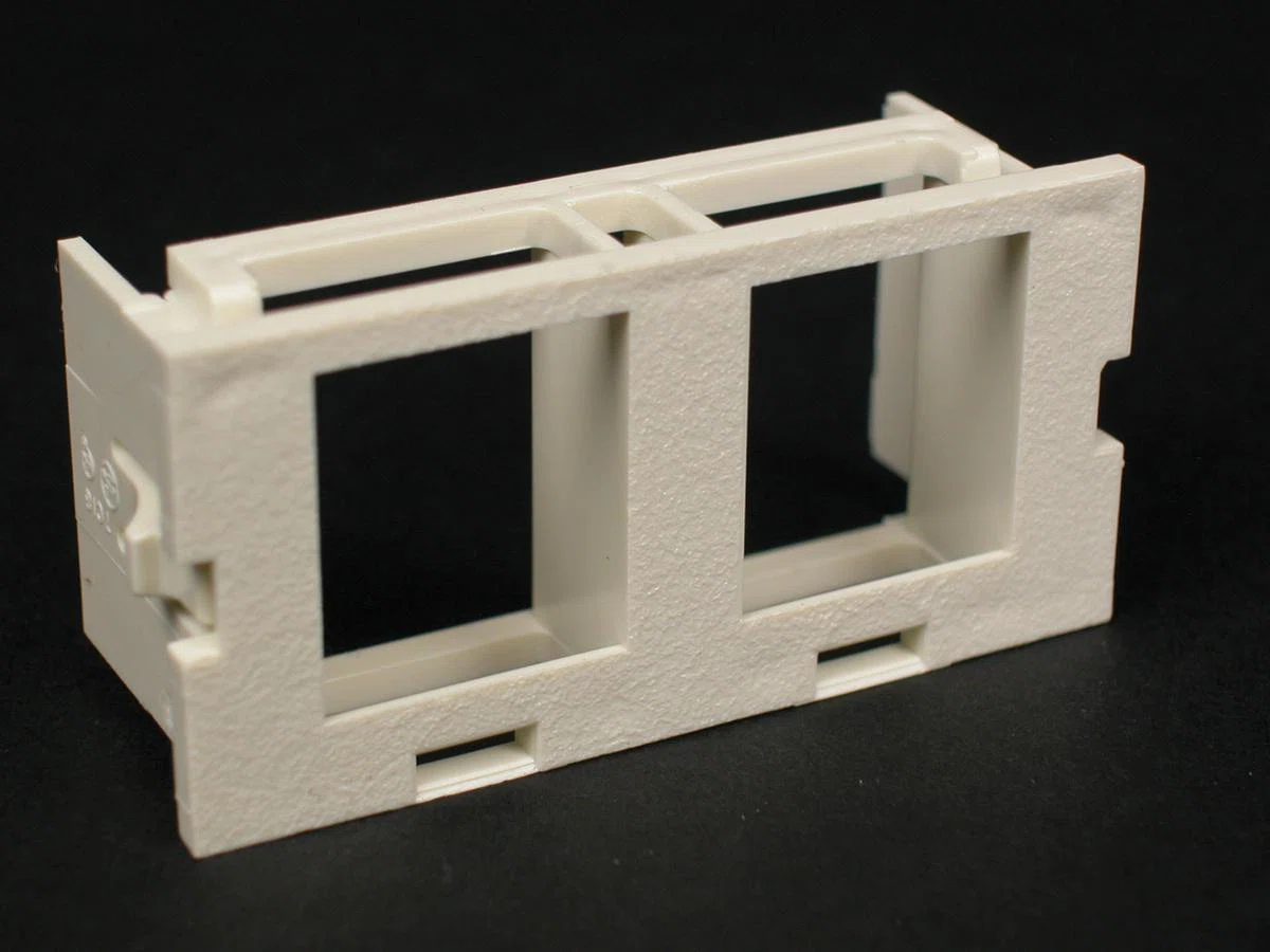 WMDCM2-U2KEYA-GY CM Series 2A Unloaded Communication Module Adapter Insert, Snap-Fit Mount, 2 Gangs