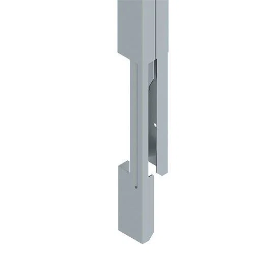 25DTC-E5DG 2-Compartment Pole Extender, 0.040 inch Thickness