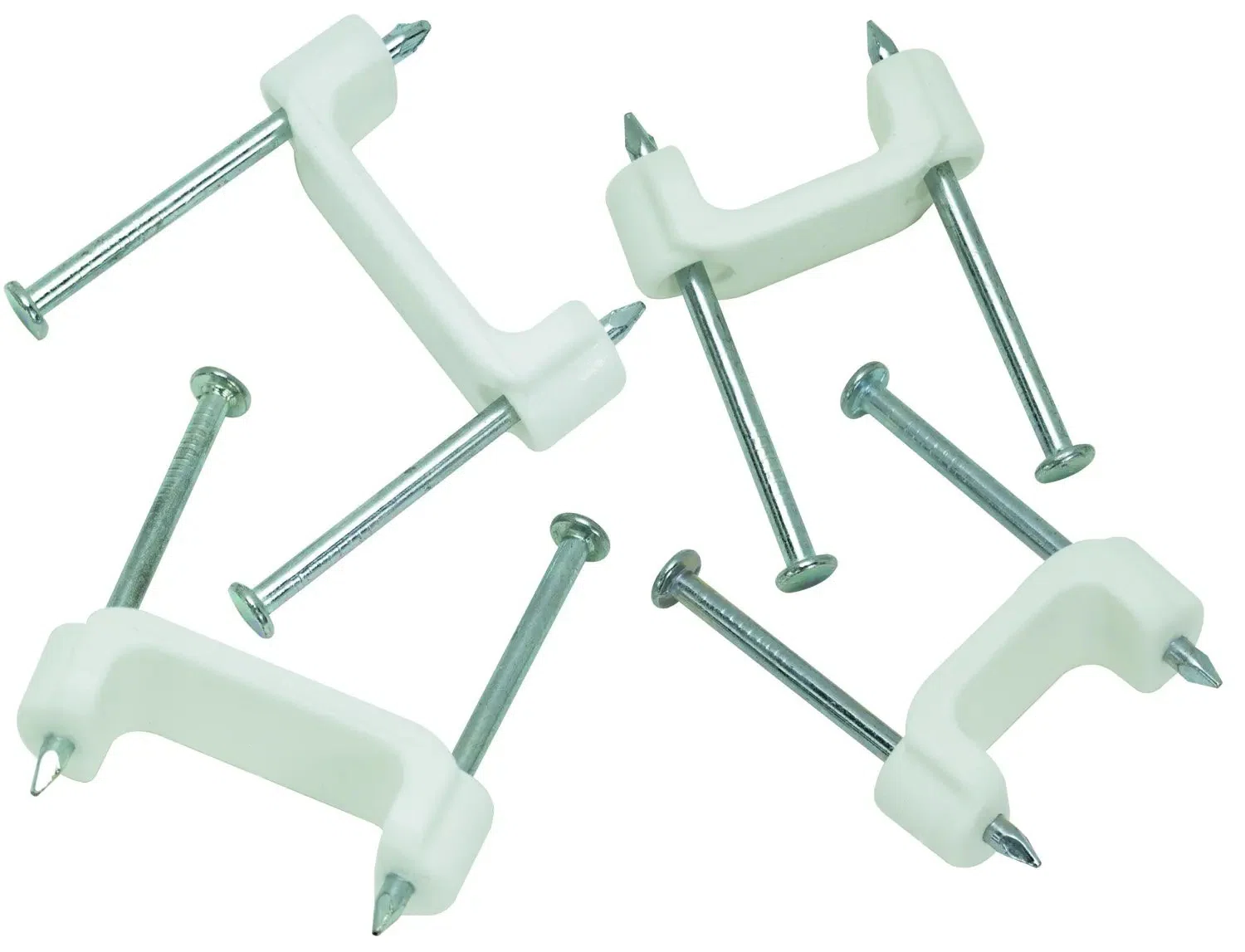 BPS2B-JR Buchanan Insulated Cable Staple, 1/2 in W Crown, Plastic