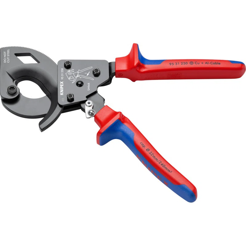 95 31 250 SBA Cable Cutter With Opening Spring, 500 kcmil Cable/Wire, 9.84 in OAL