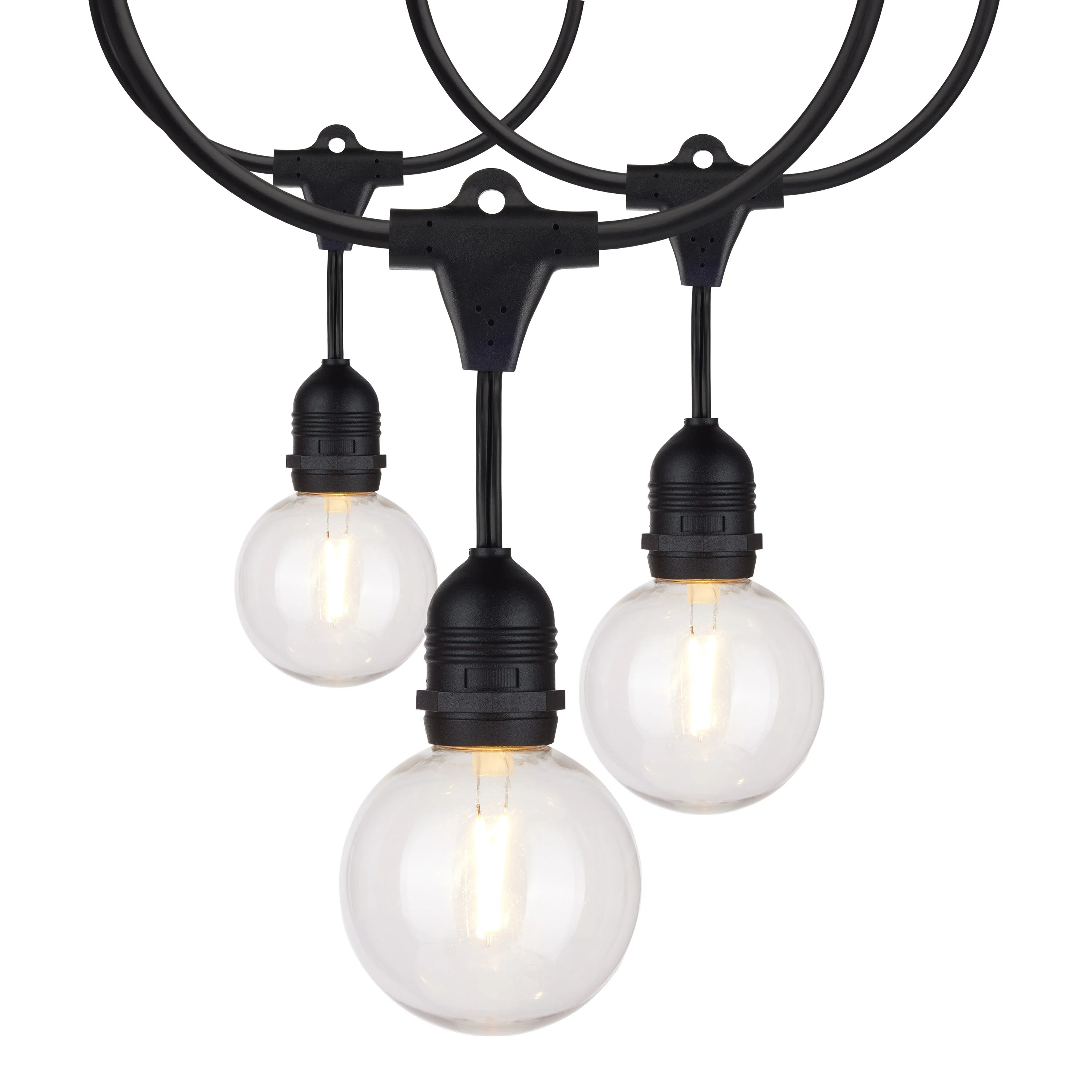 S8034 Non-Dimmable String Light, 24 W Fixture, 120 V, Warm White, (12) Lamps