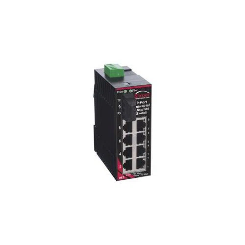 SL-9ES-2SC Unmanaged Network Switch, 10/100BaseTX Interface, (8) 10/100BASE-TX/RJ-45 Port