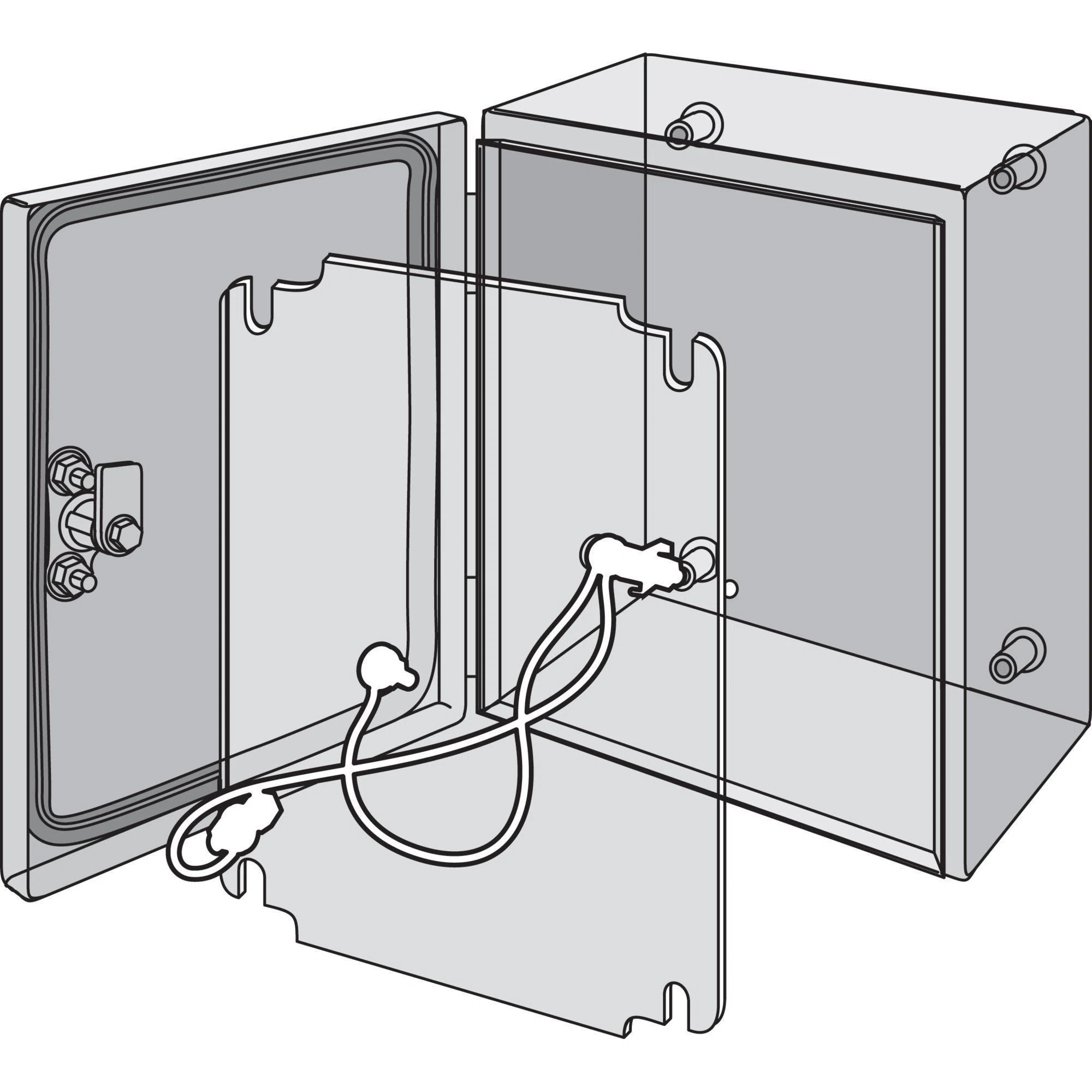 LLGK InLine A54Y Grounding Kit, Copper