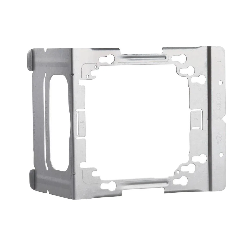 Electrical box bracket to stud, 2 1/2", 3 5/8" wall depth, 3.51"