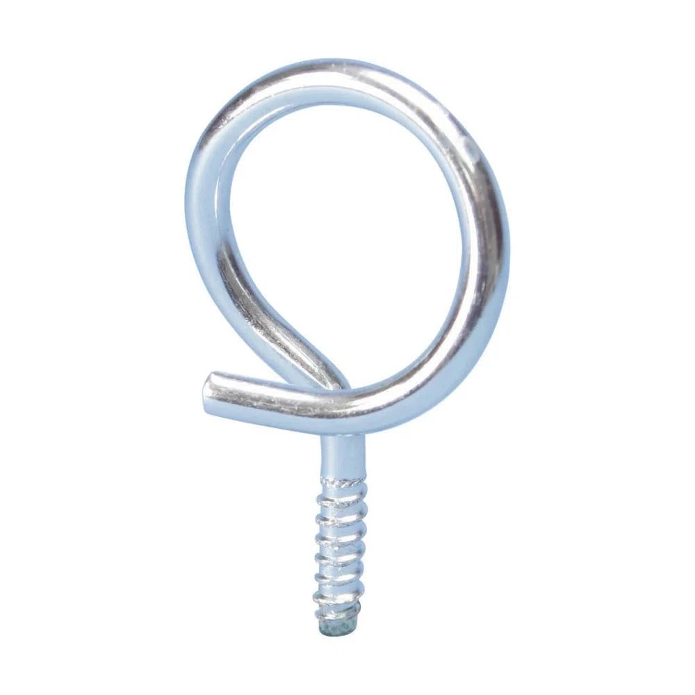 4BRT32WS Threaded Bridle Ring, 2 in Dia Ring, Steel, Electro-Galvanized