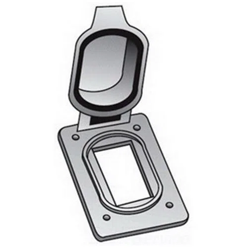 FS-1-GFCA Type FS-1 Cast Device Box Cover With Lid, Aluminum