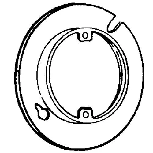 8409 Round Box Cover, 4 in Dia, Steel