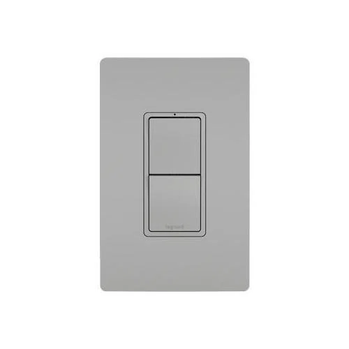 RCD33GRY Radiant 3-Way Switch, 120/125 V AC, 15 A, 1 Pole, Gray