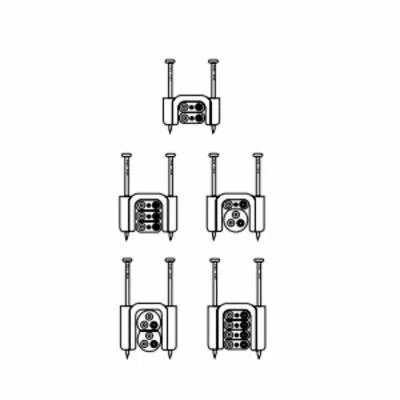 RA-1582/3 2 Nail 1/2W 3 Stack Strap