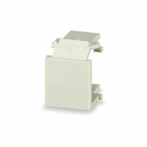 CMK-BL Blank Insert, Keystone Module, Snap-Fit Mount, Thermoplastic, Light Ivory