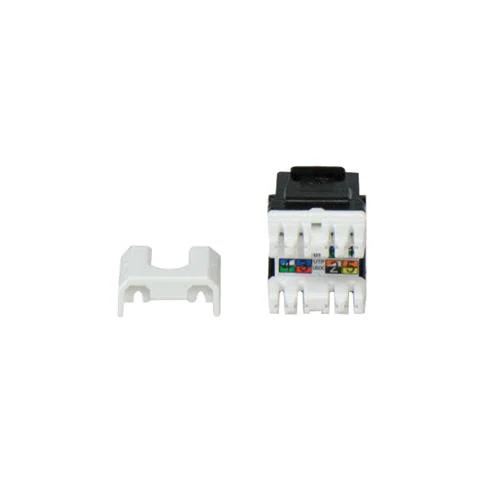 WP3473BK Telephone Keystone Insert, RJ25 Connector, Quick-Connect Termination, Black