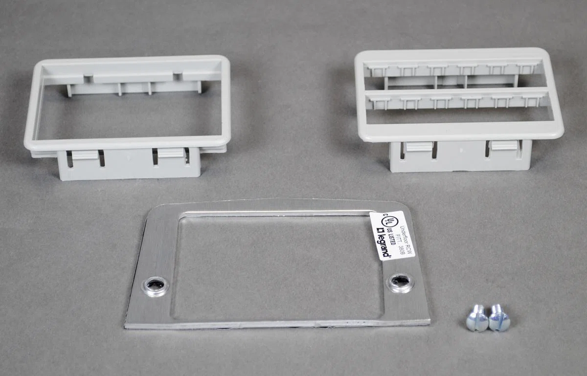 500RT Single Opening Faceplate, Die Cast Aluminum