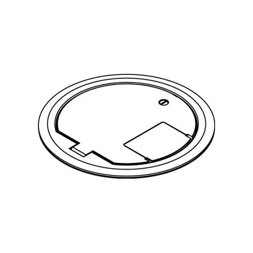 CRFBBTCGY Solid Cover Assembly, 9-3/16 in Dia, Die Cast Aluminum