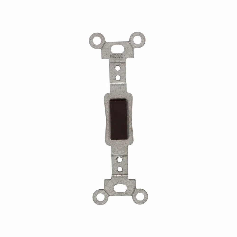 Eaton wallplate toggle insert, Brown
