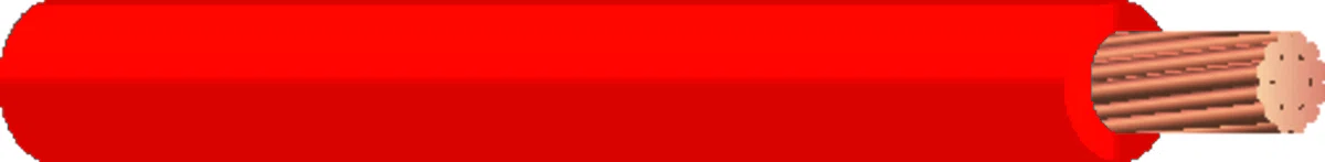 Machine Tool Wire (MTW), 16 AWG, 2/64 Stranded Conductor, Red, 500 Foot Reel