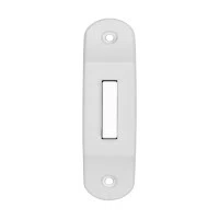 PrimeChime Plus 2 White Decorative Lighted Doorbell Button