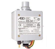 DS ROOF/GUTTER CONTROLLER 120/240/277V DUAL 30A, W/BUILT IN SENSOR