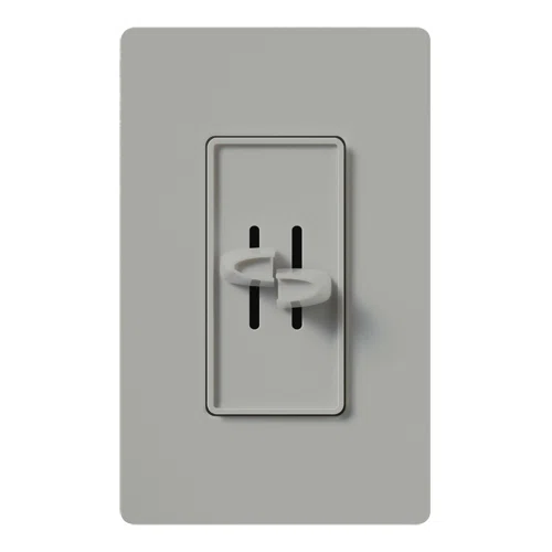 S2-L-GR Dual Slide-to-off Dimmer Fan Speed Control, 120 V