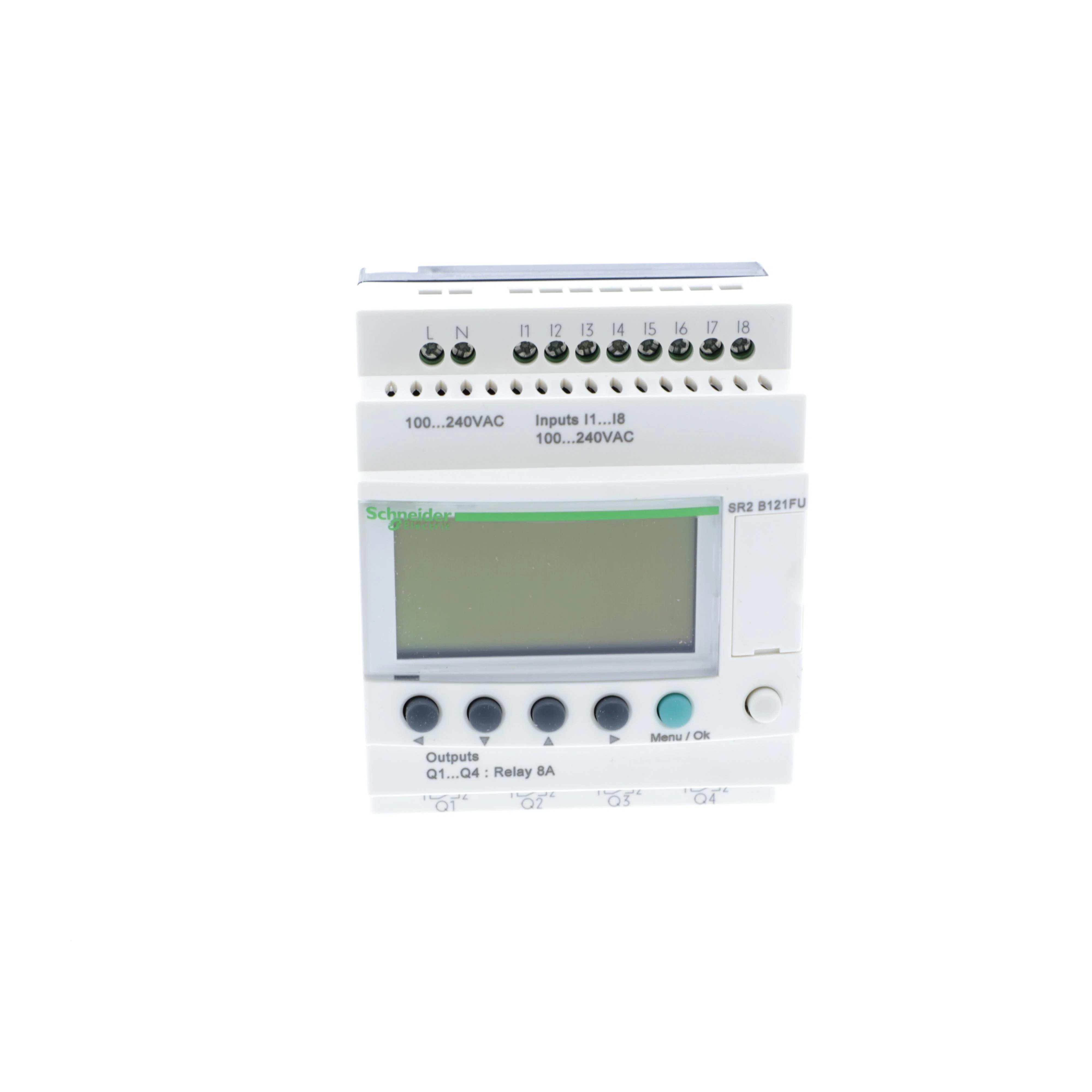 SR2B121FU Compact Smart Relay, 100 to 240 V AC Supply, 8 Inputs, 4 Outputs