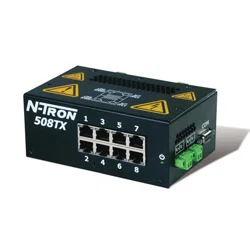 508TX N-Tron Networking Unmanaged Ethernet Switch, 8 RJ45 Copper Port, 2.6 Gbps Memory